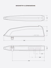 HARDSHELL TOPTUBEBAG / 1.5L / Urban Gray
